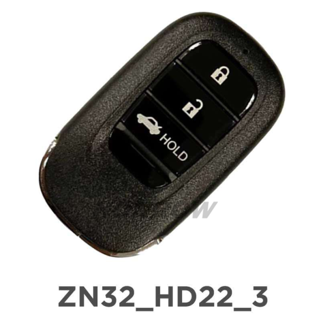 KYDZ ZN32 3 Button Universal Smart Key Excludes emergency key
