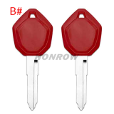 For Ducati Motorcycle  key blank with left blade