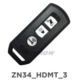 KYDZ ZN34 3 Button Universal Smart Key Excludes emergency key