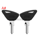 For Aprilia motorcycle transponder key shell without logo