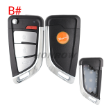 For bmw style 4 button smart key shell used for Xhorse VVDI