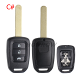 For Honda 2/2+1/3/3+1 button  remote key blank