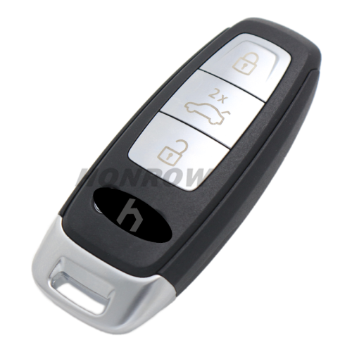 For Original Audi A3 3 button keyless Remote key with NCF295XW 5D chip 434 MHZ NBGFS197 8Y0959754 3 button for AUDI  5D Hitag pro VAG MQB49