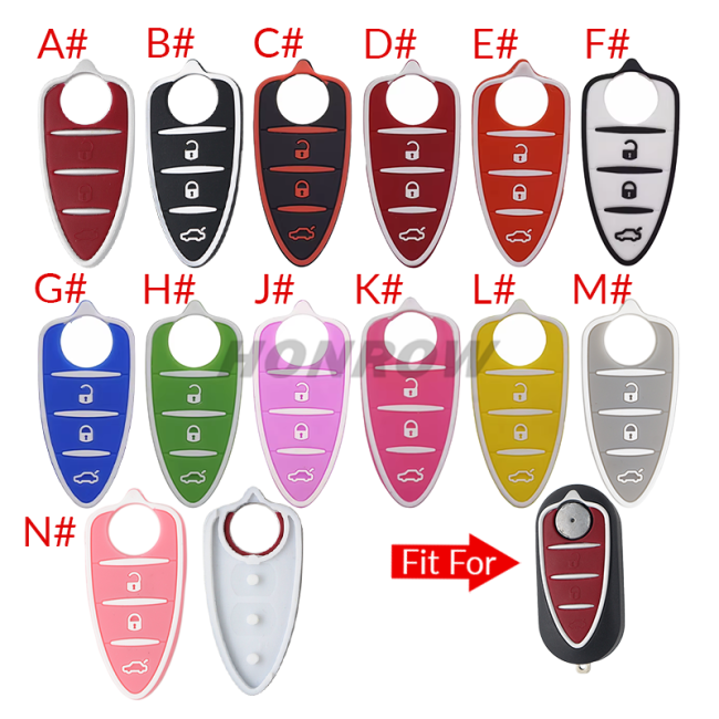 For Alfa 3 button remote key pad，please choose the color.