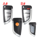 For bmw style 4 button smart key shell used for Xhorse VVDI