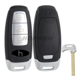 For Original Audi A3 3 button keyless Remote key with NCF295XW 5D chip 434 MHZ NBGFS197 8Y0959754 3 button for AUDI  5D Hitag pro VAG MQB49