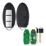 For Nissan 2 button Smart Remote Car Key with 433.92MHz NCF29A1M / HITAG AES / 4A CHIP Continental: S180144500  FCC ID: KR5TXN1