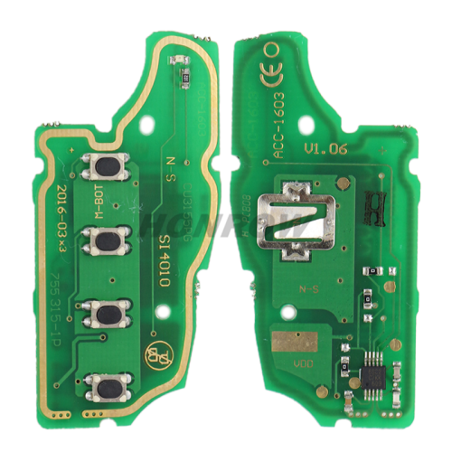 For Nis 4 button replace remote key with 315mhz FCCID is KBRASTU15