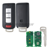 For Nissan  2+1 button Smart Remote Car Key with NCF2951X HITAG 3 47 CHIP 315MHz P/N: 285E3-6A00K FCCID:007-AA0294