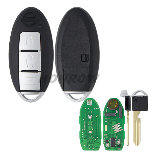 For Nissan Juke micra TIIDA 2 button remote key with 433.92Mhz ID46/7952 chip FCCID:CWTWB1U825  Model name:TWB1G662