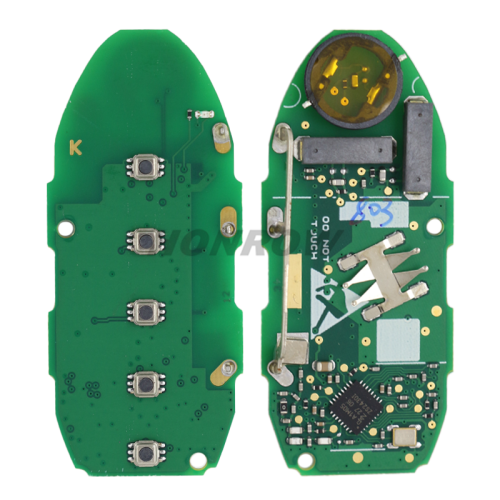 For Nissan Proximity Keyless 5 button Smart Remote Car Key with 433Mhz NCF29A1M / HITAG AES / 4A CHIP PCF7938x Chip FCCID: KR5TXN4   S180144507