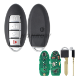 For Nissan 4 button Smart Remote Car Key with 315 Mhz FSK ID46-7952 Keyless-go FCCID:KR55WK48903 KR55WK49622