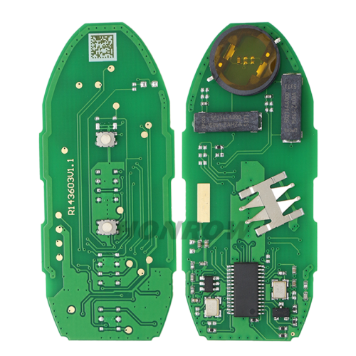 For Nissan Juke micra TIIDA 2 button remote key with 433.92Mhz ID46/7952 chip FCCID:CWTWB1U825  Model name:TWB1G662