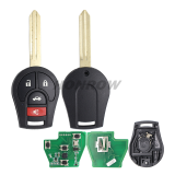 For Nis 3+1 button remote key with 315mhz ID46 chip
