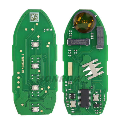 For Nissan 4 button Smart Remote Car Key with 433MHZ PCF7952A / HITAG 2 / 46 CHIP FCC ID:   CWTWB1U787