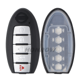 For Nissan Proximity  Keyless 5 button Smart Remote Car Key with 433Mhz NCF29A1M / HITAG AES / 4A CHIP  Continental: S180144906 FCC: KR5TXN7