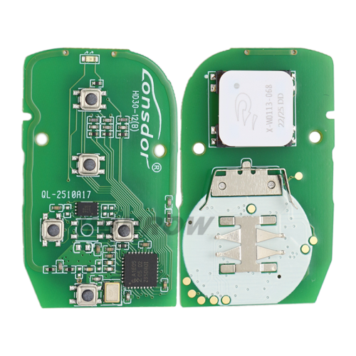 Lonsdor Honda HD30-16 4+1 button smart key Support ID46 ID47 ID4A chip,Frequency313.56/314.12/313.85/433.66/434.18/433.92 98% Coverage 2013-2025 50+ Models All Honda Keys CIVIC'ACCORD CR-V ODYSSEY HR-V.etc