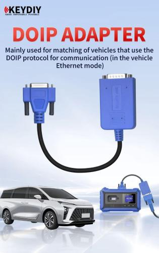 KEYDIY DOIP ADAPTER Mainly used for matching of vehicles that use the DOIP protocol for communication (in the vehicle Ethernet mode)