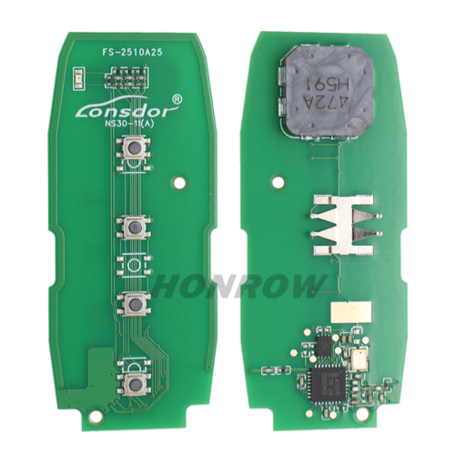 Lonsdor Nissan NS30-13 3+1 button smart key with ID46 ID47 ID4A Chip , Frequency 315MHz 433.92Mhz  98% Coverage2008-202550+ Models ALL NISSAN/INFINITE KEYS ALTIMA SENTRA PATROL ROGUE X-TRAIL etc.