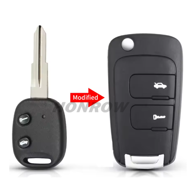 For Chevrolet Epica 2 button modified key shell