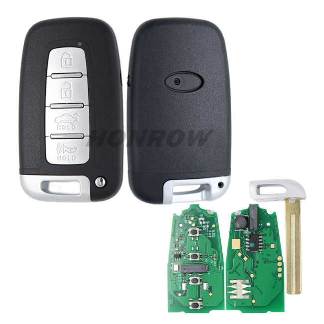 For Hyundai 4 button keyless remote key with ID46-PCF7952 315mhz FCC ID: SY5HMFNA04