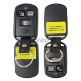 For Hyundai Sonata 3 button remote key with 311mhz