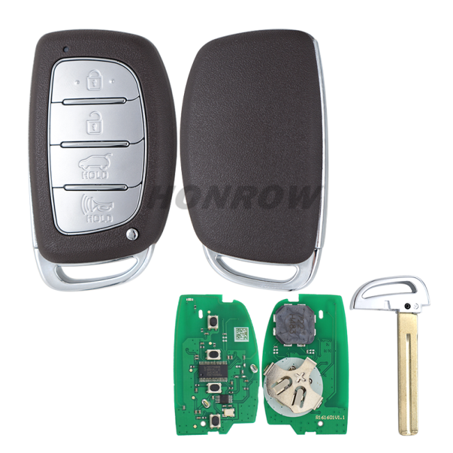 For Hyundai Tucson Smart Remote Key 4 Buttons 433.92MHz FSK NCF2951X / HITAG 3 / 47 CHIP FCC ID: TQ8-FOB-4F07  P/N: 95440-D3100 Work On: 2016 -2018 For HYUNDAI TUCSON