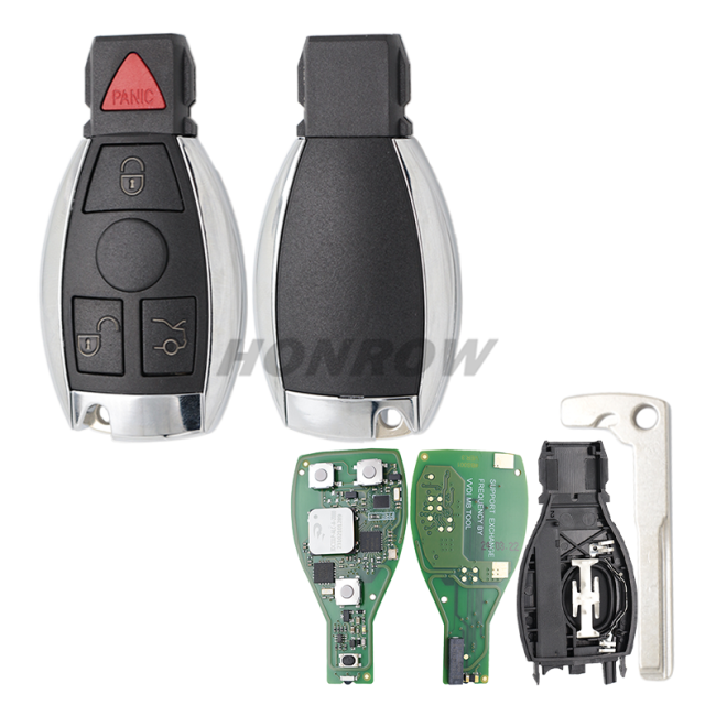 Xhorse VVDI  MB FBS3 BGA 4 button KeylessGo Key 433/315MHz for W221 W216 W164 W251 works with VVDI MB in stock