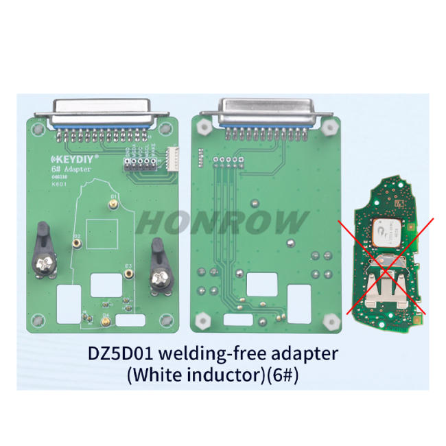 6# KEYDIY DZ5D01 welding-free adapter(White inductor)