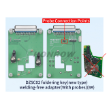 8# KEYDIY DZ5C02 foldering smart key(new type)welding-free adapter(With probes)