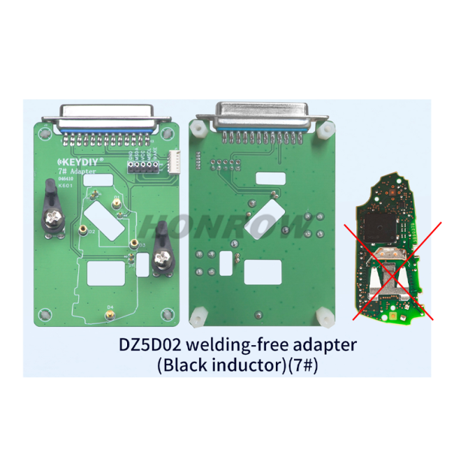 7# KEYDIY DZ5D02 welding-free adapter(Black inductor)