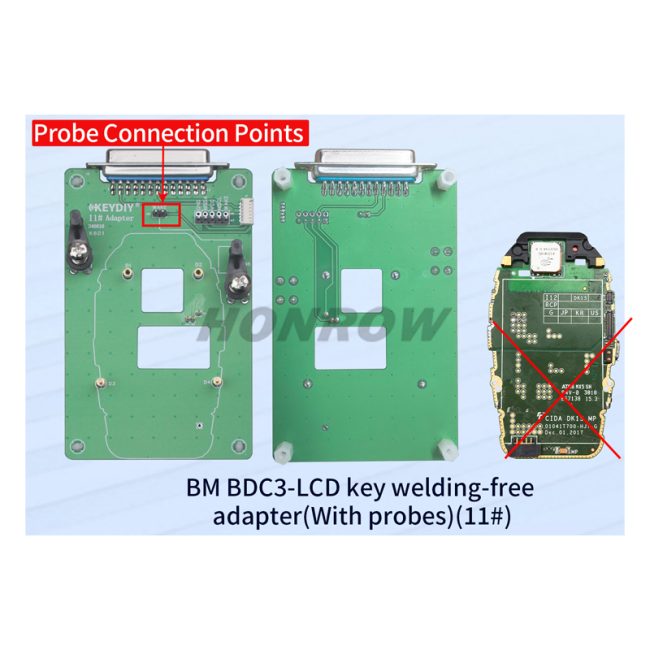 11# KEYDIY BM BDC3-LCD welding-free adapter(With probes)
