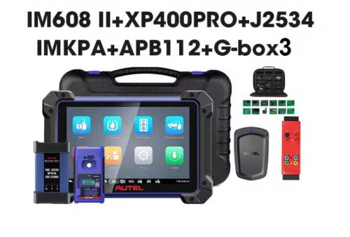 Autel MaxiIM IM608 II XP400PRO IMMO PROGRAMMING Tool Diagnostic Scanner with 2 years free update Free Gift:APB1112+GBOX3+AUTEL IMKPA ADPATER SET
