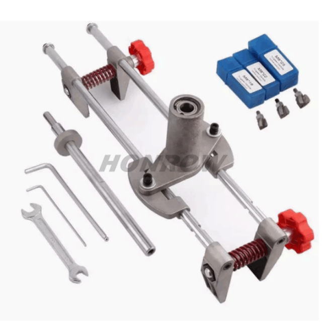 Wood Door Slotting and Drilling Tool Set Typically used for installing or modifying door locks on wooden/ aluminum doors