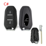 For Jeep 3 button remote key blank with VA2 blade Please choose the button.