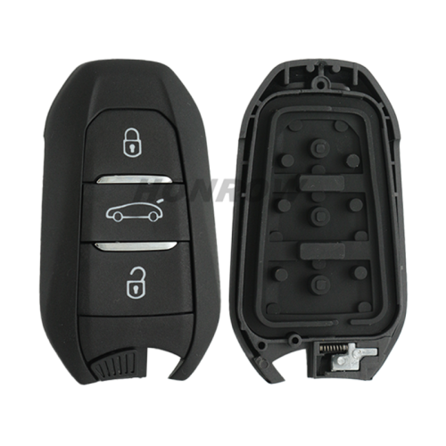 For Fiat 3 button remote key blank with VA2 blade，new back case  Please choose the button.