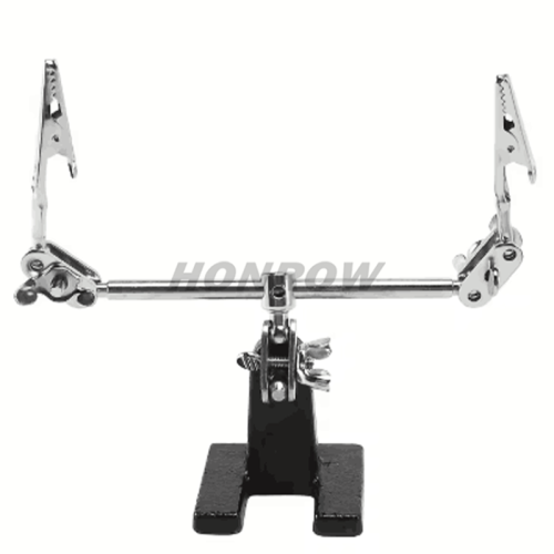 Adjustable Helping Hands with Magnifier Third Hand Tool for Jewelry Making Micro Soldering Electronics Repair Craft DIY