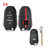 For Citroen 3 button remote key blank with HU83 blade  new back case  Please choose the button.