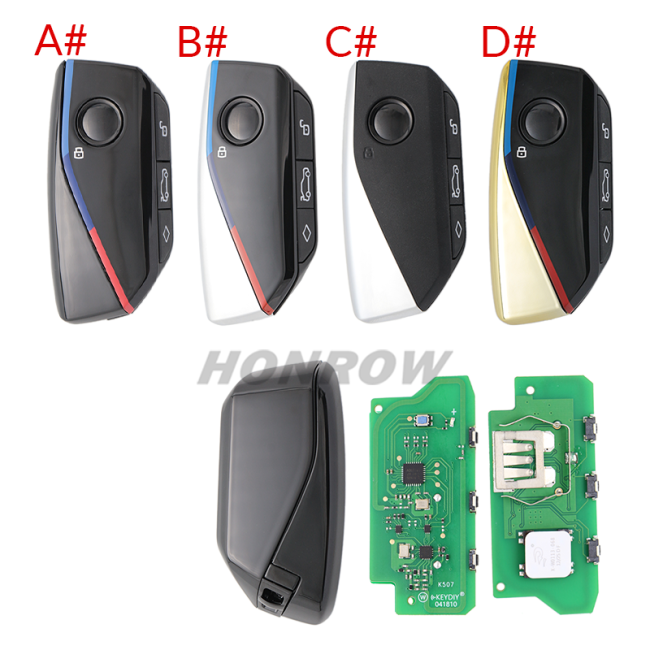 KEYDIY KD FGB57 4 button remote key with  434mhz support KD-MP KDX2 KD-MAX KDX4