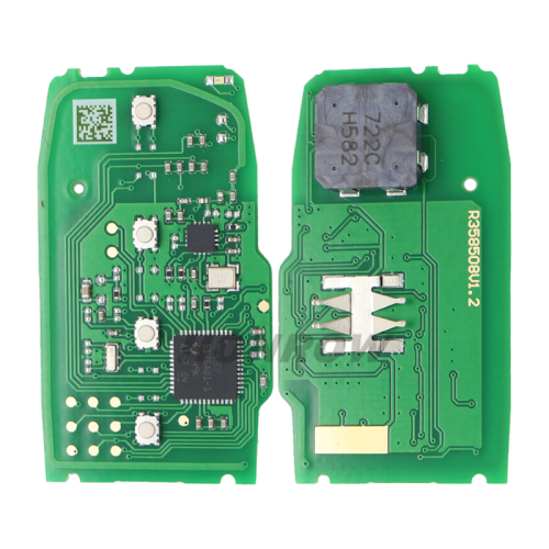 For Kia K3 Forte 3+1 button remote key with 8A TIRIS RF430 chip 433Mhz P/N: 95440-A7000 FCC : PEK-FD00030