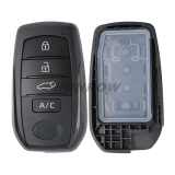 For Toyota Prius Yaris 2/3/4 button remote key shell