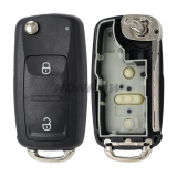 For VW 2 button remote key with 433mhz & ID48 glass chip 5KO959753AB / 5KO837202AD