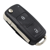 For VW 2 button remote key with 433mhz & ID48 glass chip 5KO959753AB / 5KO837202AD