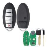 Lonsdor Nissan NS30-04 4+1 button smart key with ID46 ID47 ID4A Chip , Frequency 315MHz 433.92Mhz  98% Coverage2008-202550+ Models ALL NISSAN/INFINITE KEYS ALTIMA SENTRA PATROL ROGUE X-TRAIL etc.