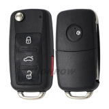 For VW 3+1 button remote key with 315mhz ID48 glass chip 5K0837202AE