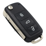 For VW 3+1 button remote key with 315mhz ID48 glass chip 5K0837202AE