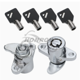 Motorcycle Steel Hard Saddlebag Lock Key Set For Harley Touring Electra Glide Road King 1993-2013 Moto Accessories