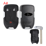 For Chevrolet 2+1/3+1/4+1/5+1 button remote key shell