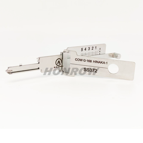Lishi Tool COW G-168 HINAKA-1 SS372 2 in 1 lock pick lishi style lock pick 2 in 1 tool used for Japan