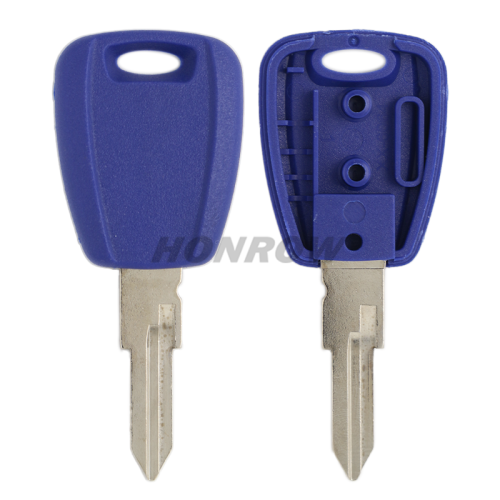 For Fiat transponder key blank blue color with GT16 Key balde